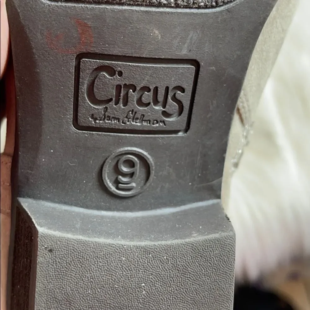 Circus Sam Edelman‎ Phyllis Tan Suede Bootie Sz 9